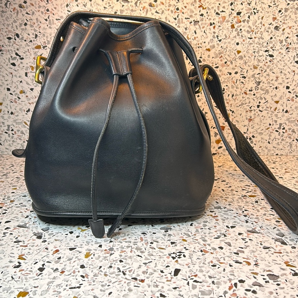 Vintage Coach Lulu legacy drawstring bucket